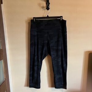 lululemon athletica Black Camo Leggings